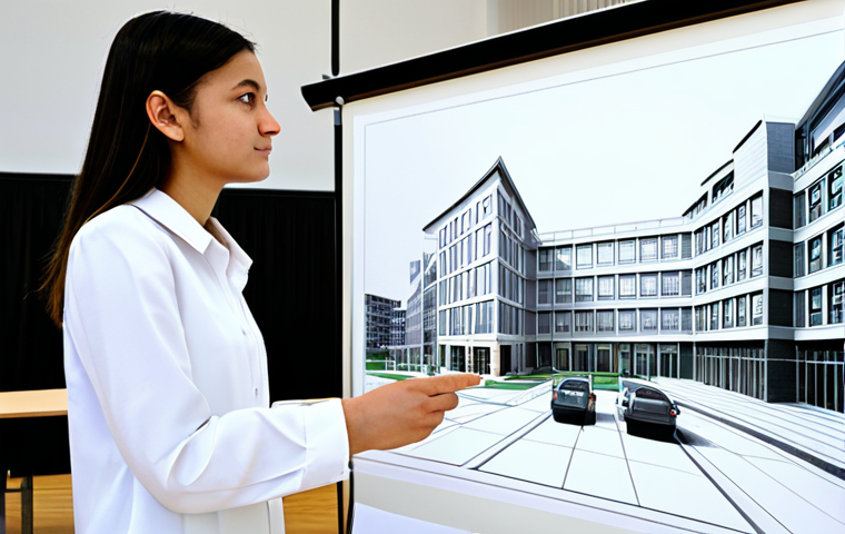 건축기술사 응시 자격 조건 - Architectural Student**

"A diligent architecture student, fully clothed in casual but appropriate a...